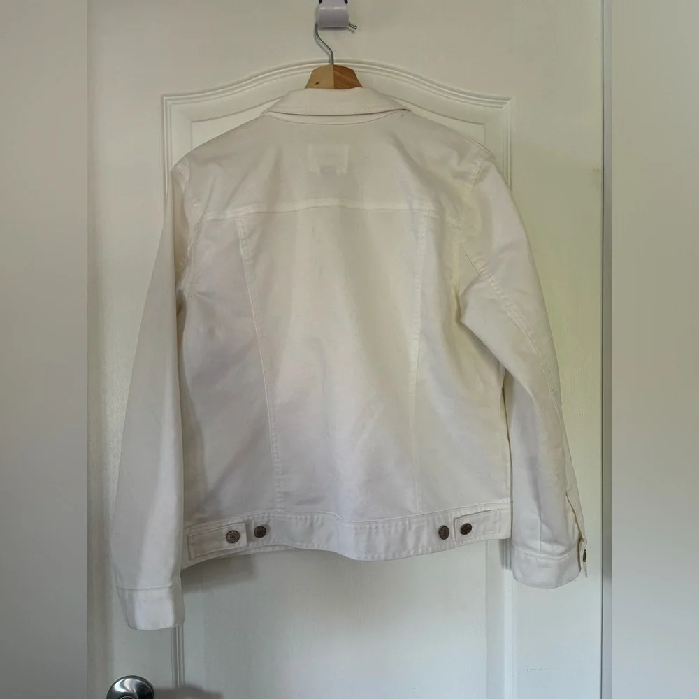 OLD NAVY  White Denim Jacket - Picture 6 of 8